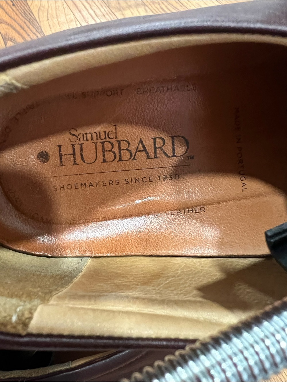 Samuel Hubard leather loafers size 10 - Picture 9 of 11